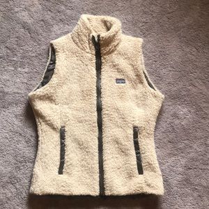 Reversible Patagonia Sherpa vest tan/brown